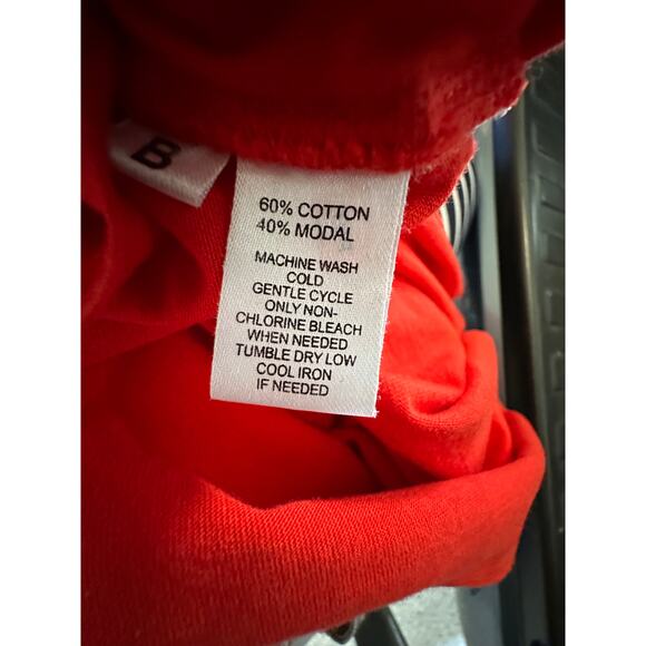 Ann Taylor LOFT Red Dress Small Cotton Modal - Picture 4 of 8